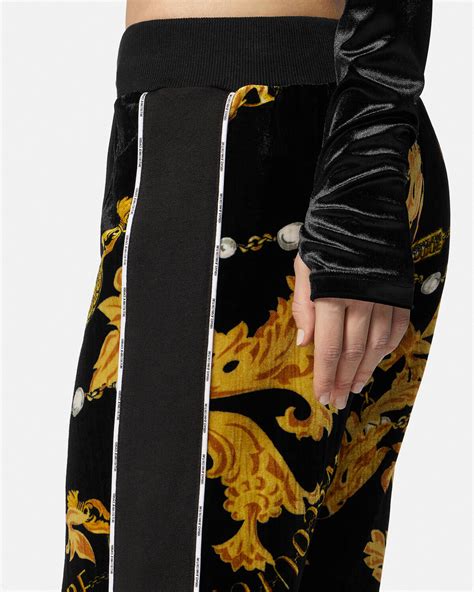 versace tops or bottom shorts|Versace sweatpants for women.